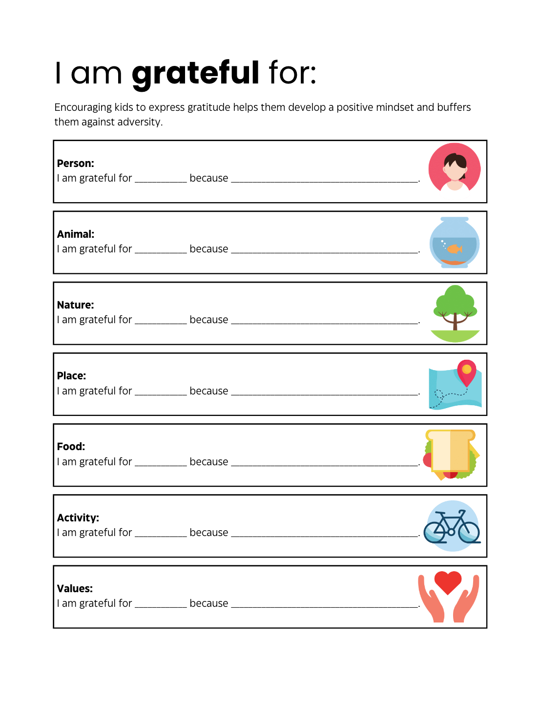 8 mindfulness worksheets for kids — child therapy guide